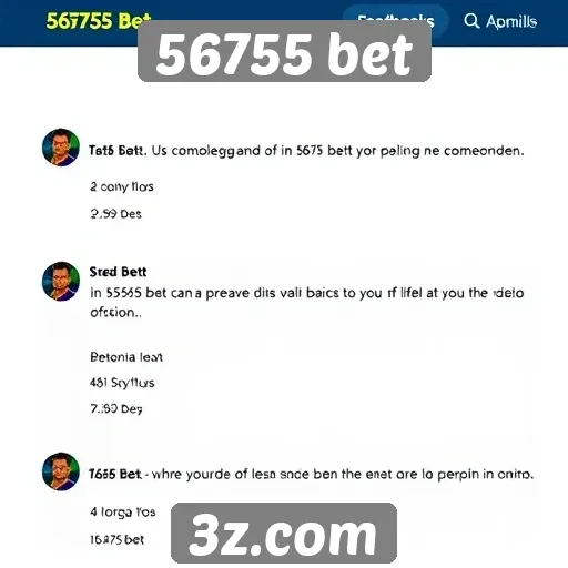 Feedback de usuários sobre a 56755 bet